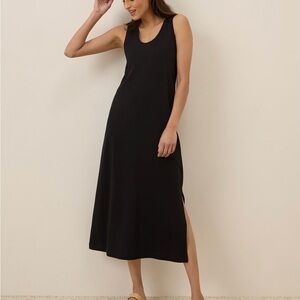 Pact Softspun Black Midi Dress